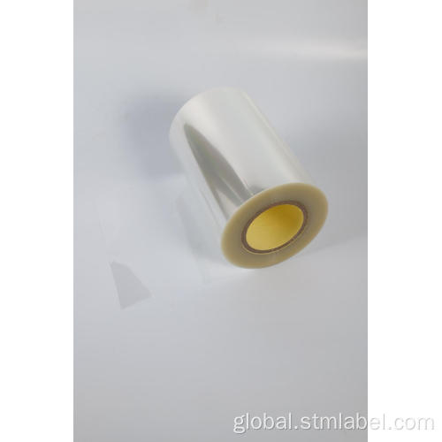 Acrylic Polypropylene Labels Transparent BOPP (TC) UV Removable Adhesive PET Liner Supplier